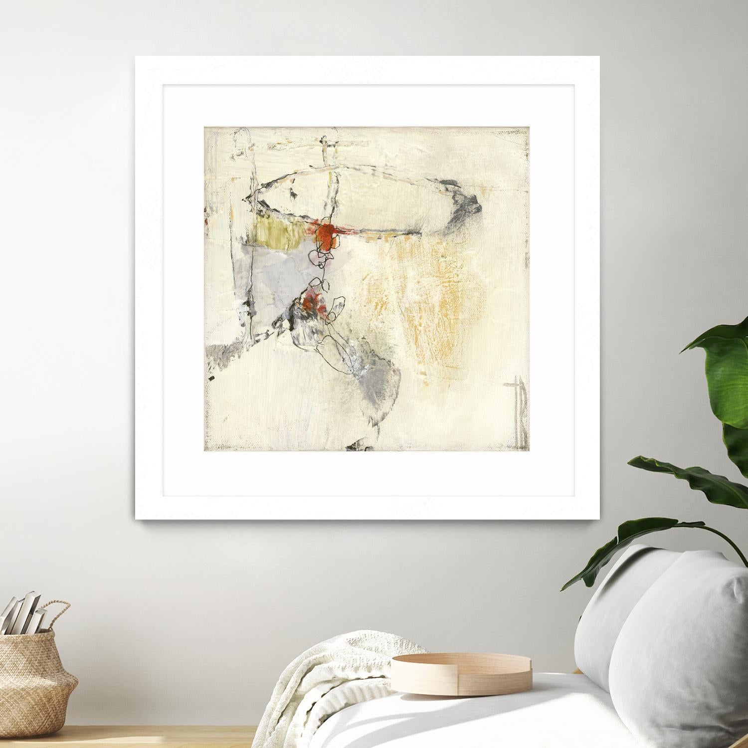 Short Stories II by Terri Burris on GIANT ART - whites & creams abstract