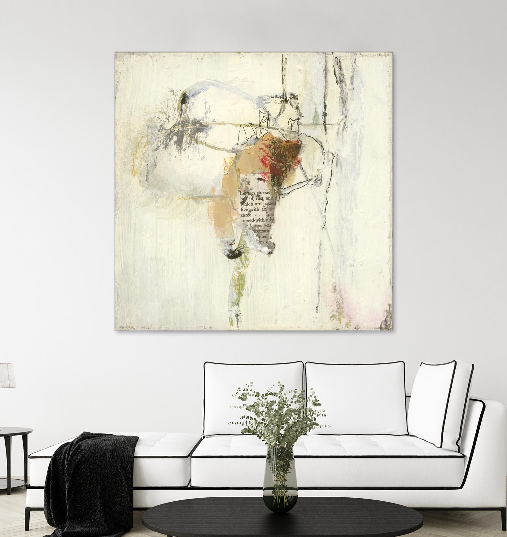 Short Stories III by Terri Burris on GIANT ART - whites & creams abstract