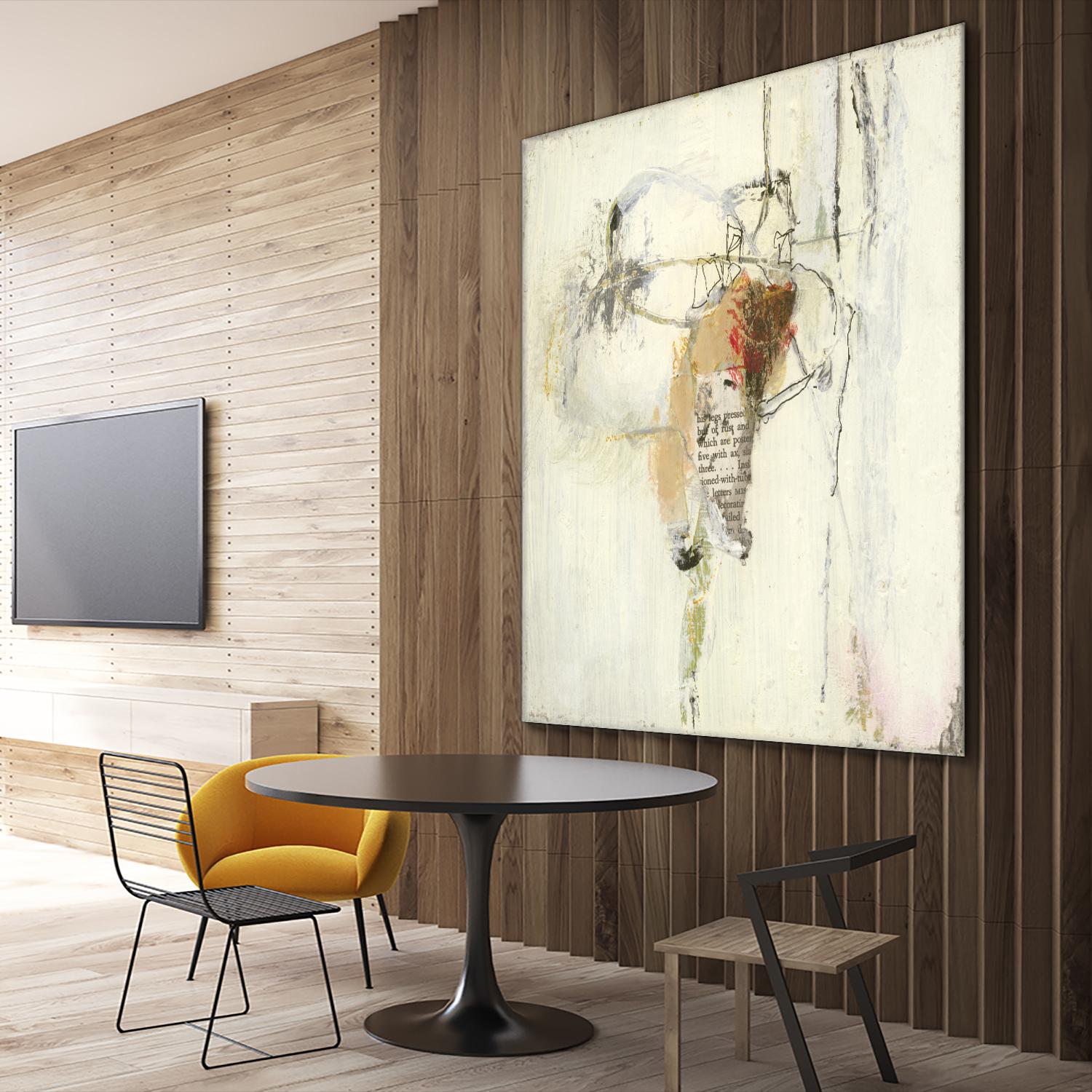 Short Stories III by Terri Burris on GIANT ART - whites & creams abstract