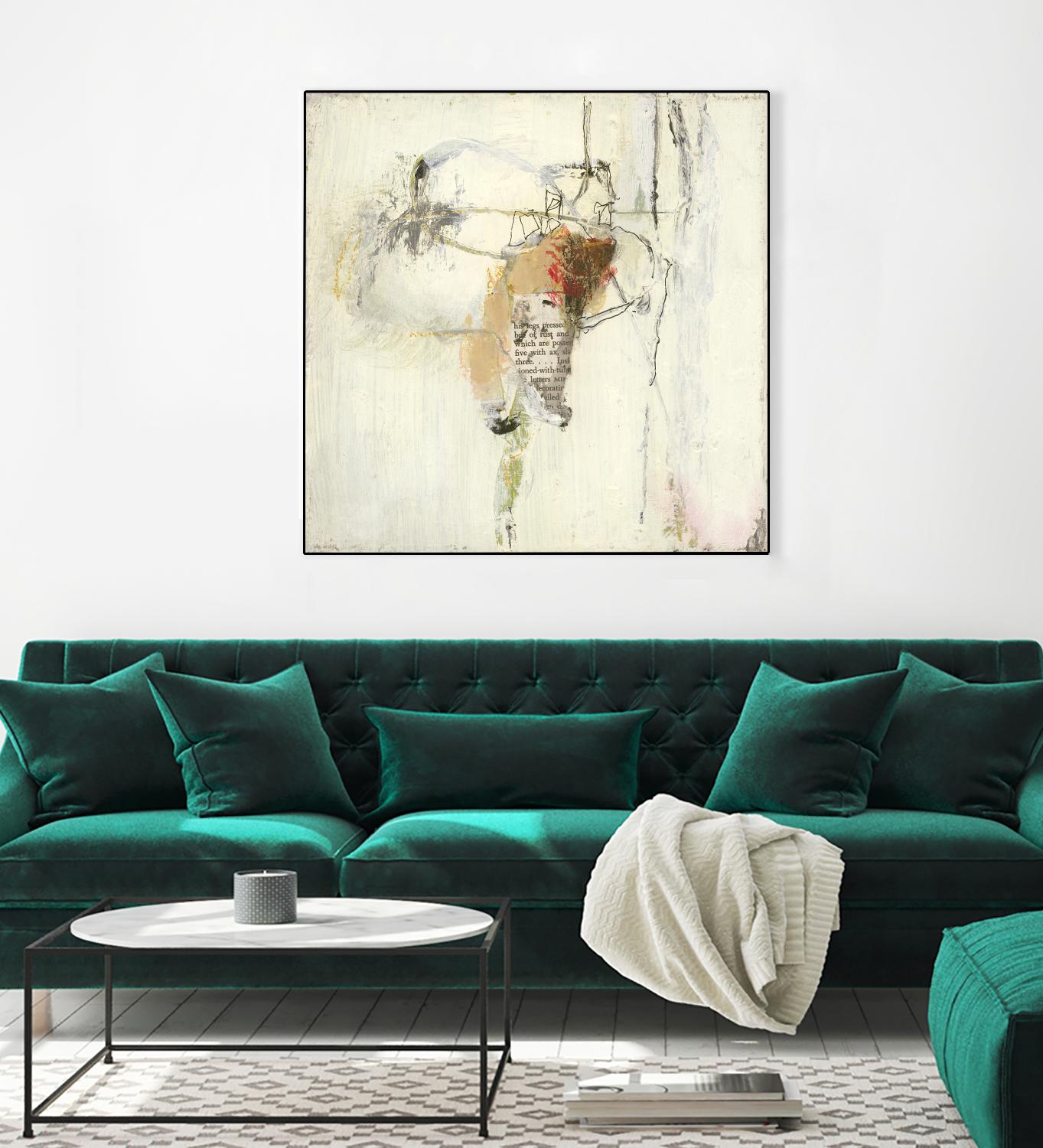 Short Stories III by Terri Burris on GIANT ART - whites & creams abstract