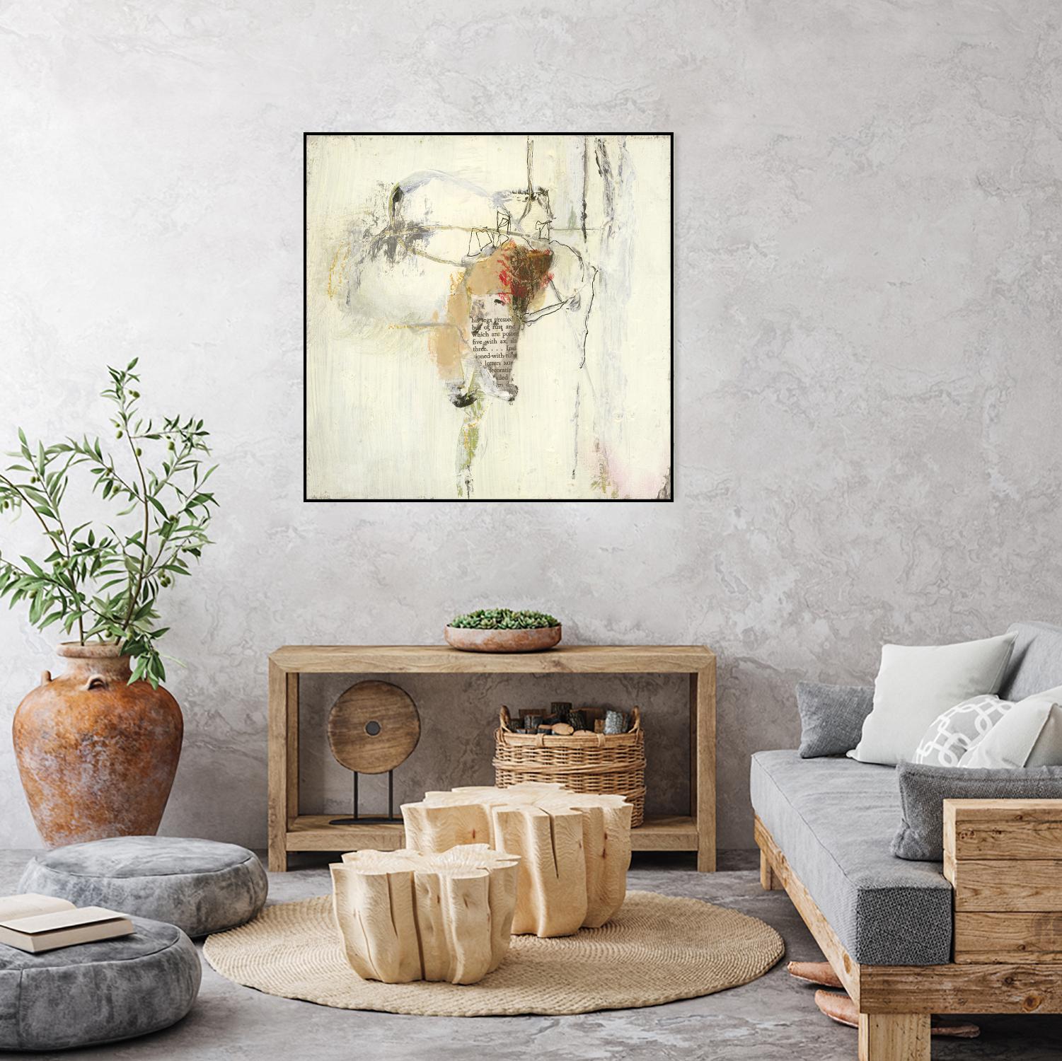 Short Stories III by Terri Burris on GIANT ART - whites & creams abstract