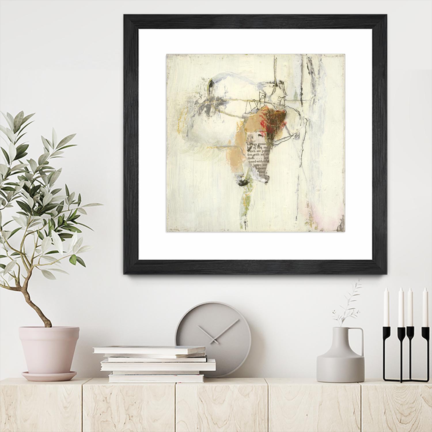 Short Stories III by Terri Burris on GIANT ART - whites & creams abstract