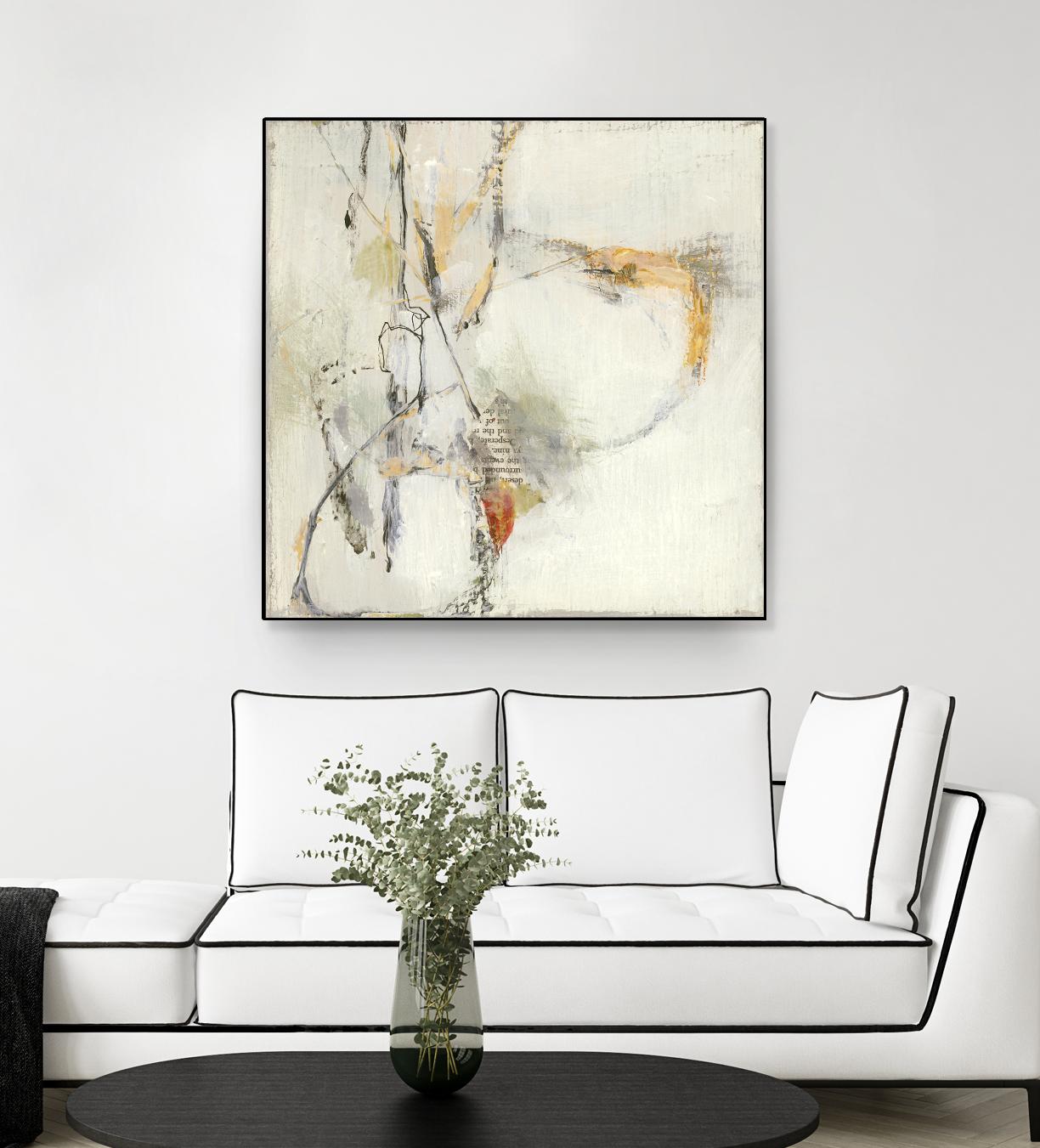 Short Stories IV by Terri Burris on GIANT ART - whites & creams abstract