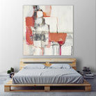 Map Series I by Terri Burris on GIANT ART - pinks abstract