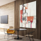 Map Series I by Terri Burris on GIANT ART - pinks abstract