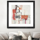 Map Series I by Terri Burris on GIANT ART - pinks abstract