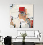 Bay Bridge I by Terri Burris on GIANT ART - reds abstract