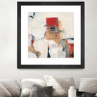 Bay Bridge I by Terri Burris on GIANT ART - reds abstract