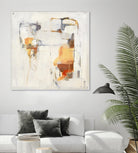 Road Map II by Terri Burris on GIANT ART - oranges, grays abstract