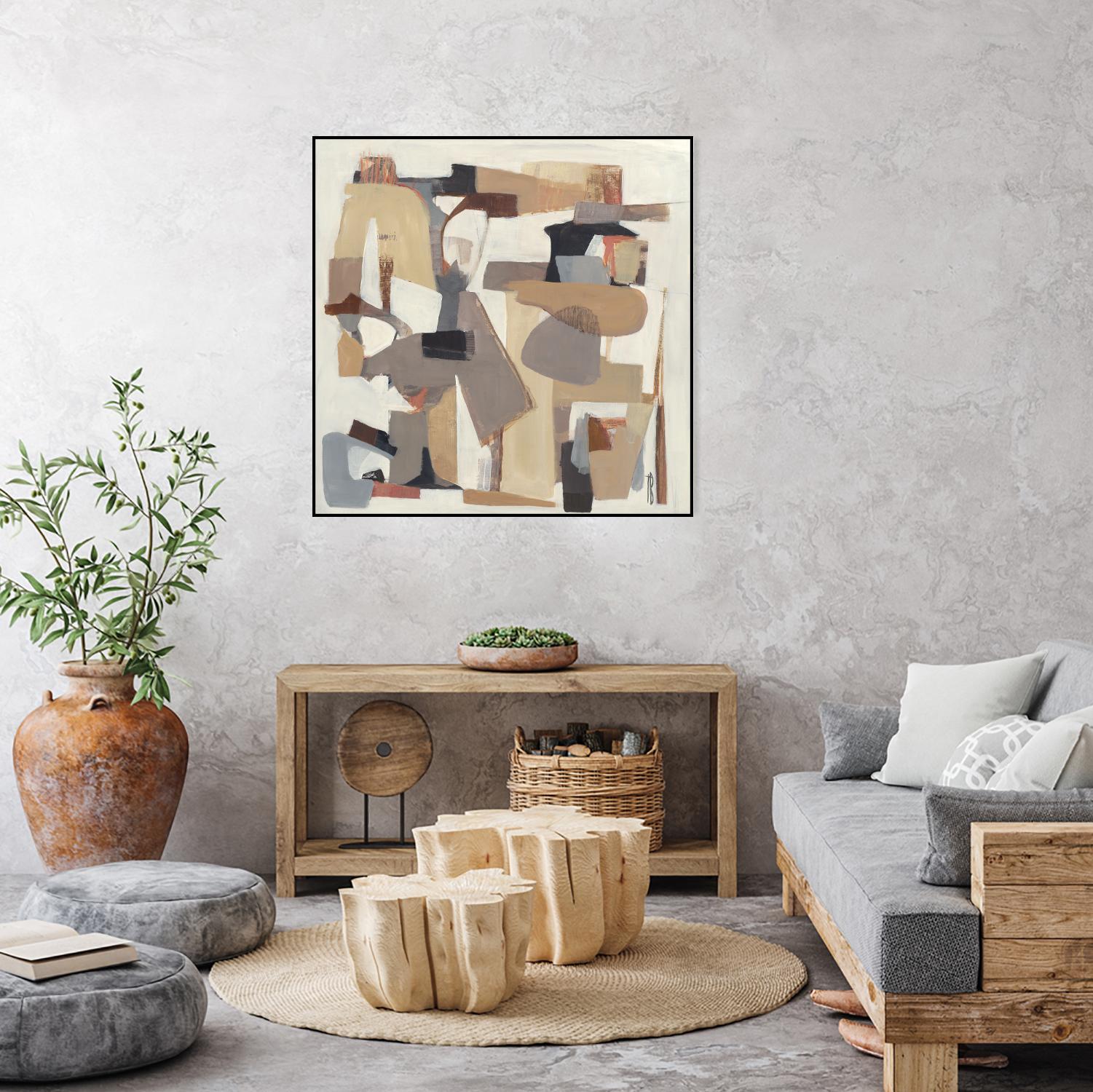 Neutrality by Terri Burris on GIANT ART - browns abstract