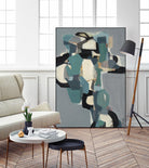 Totem At Dusk by Terri Burris on GIANT ART - blues abstract