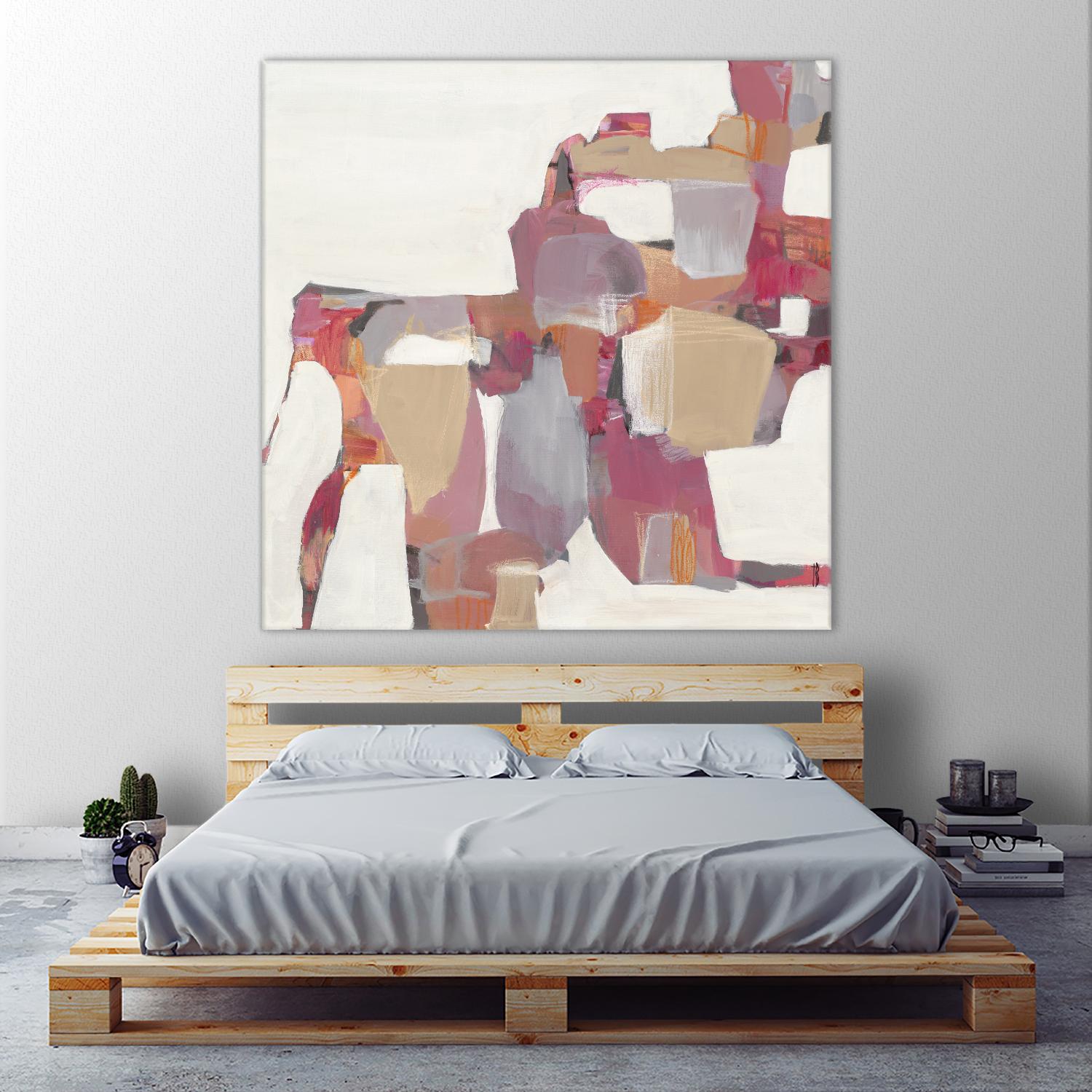 Geranium by Terri Burris on GIANT ART - pinks abstract