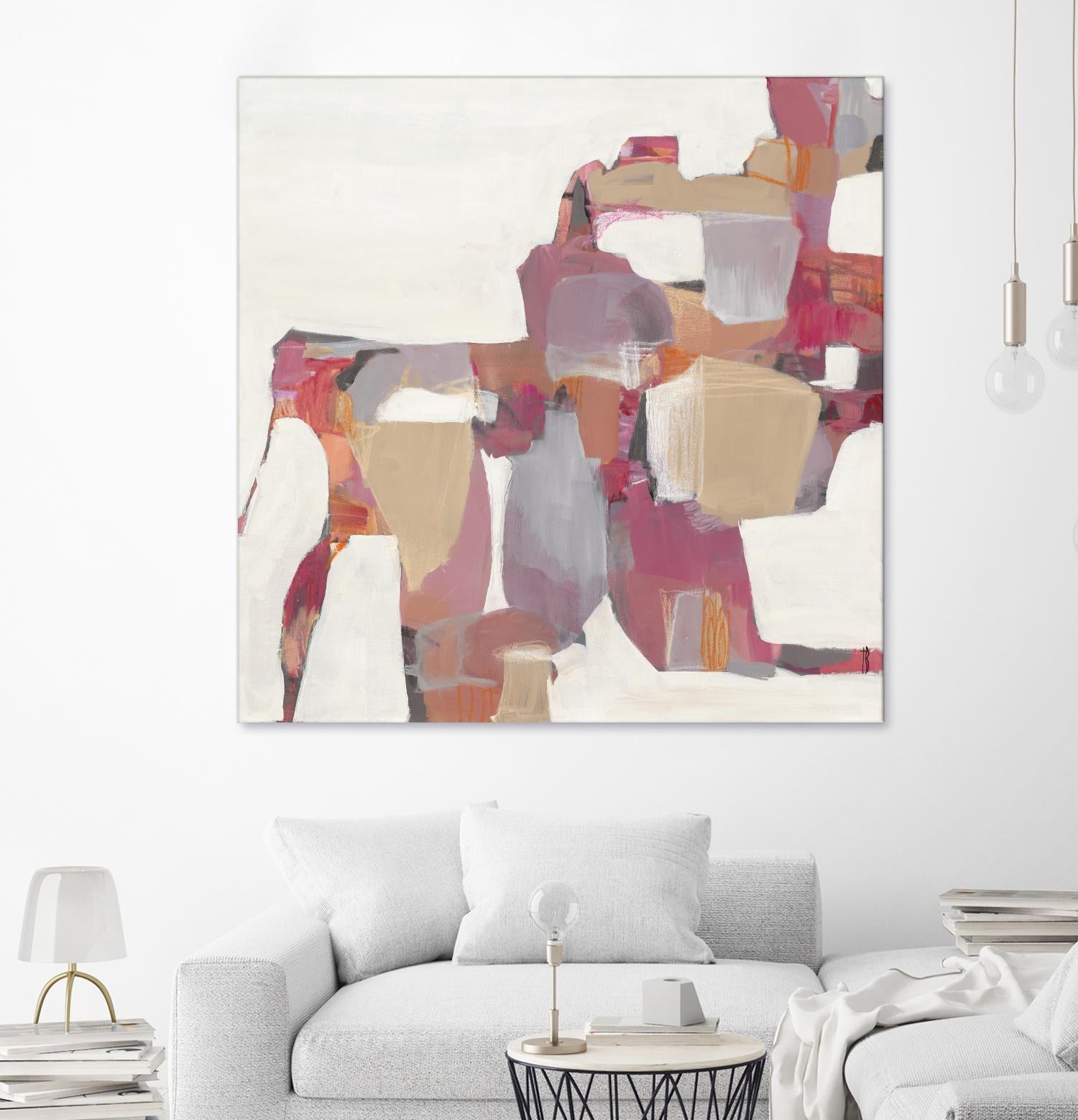 Geranium by Terri Burris on GIANT ART - pinks abstract