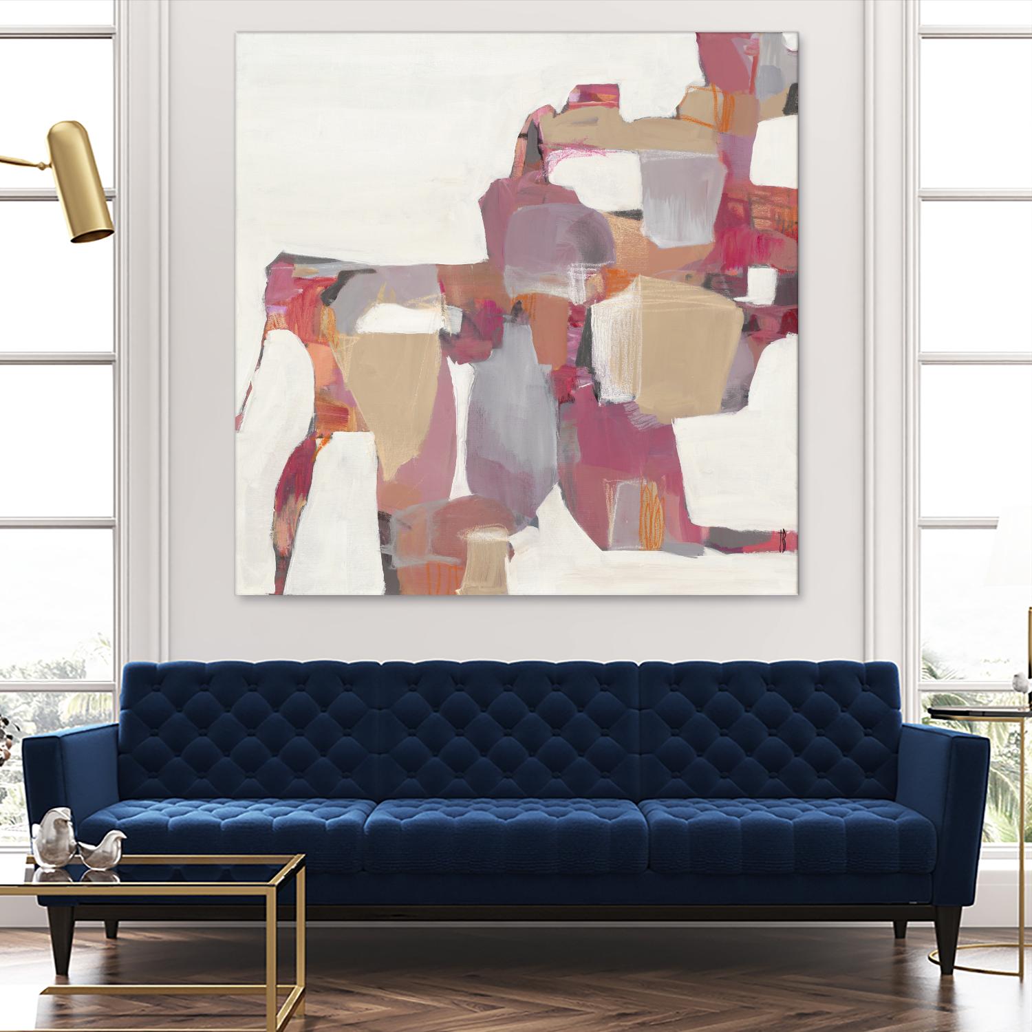 Geranium by Terri Burris on GIANT ART - pinks abstract