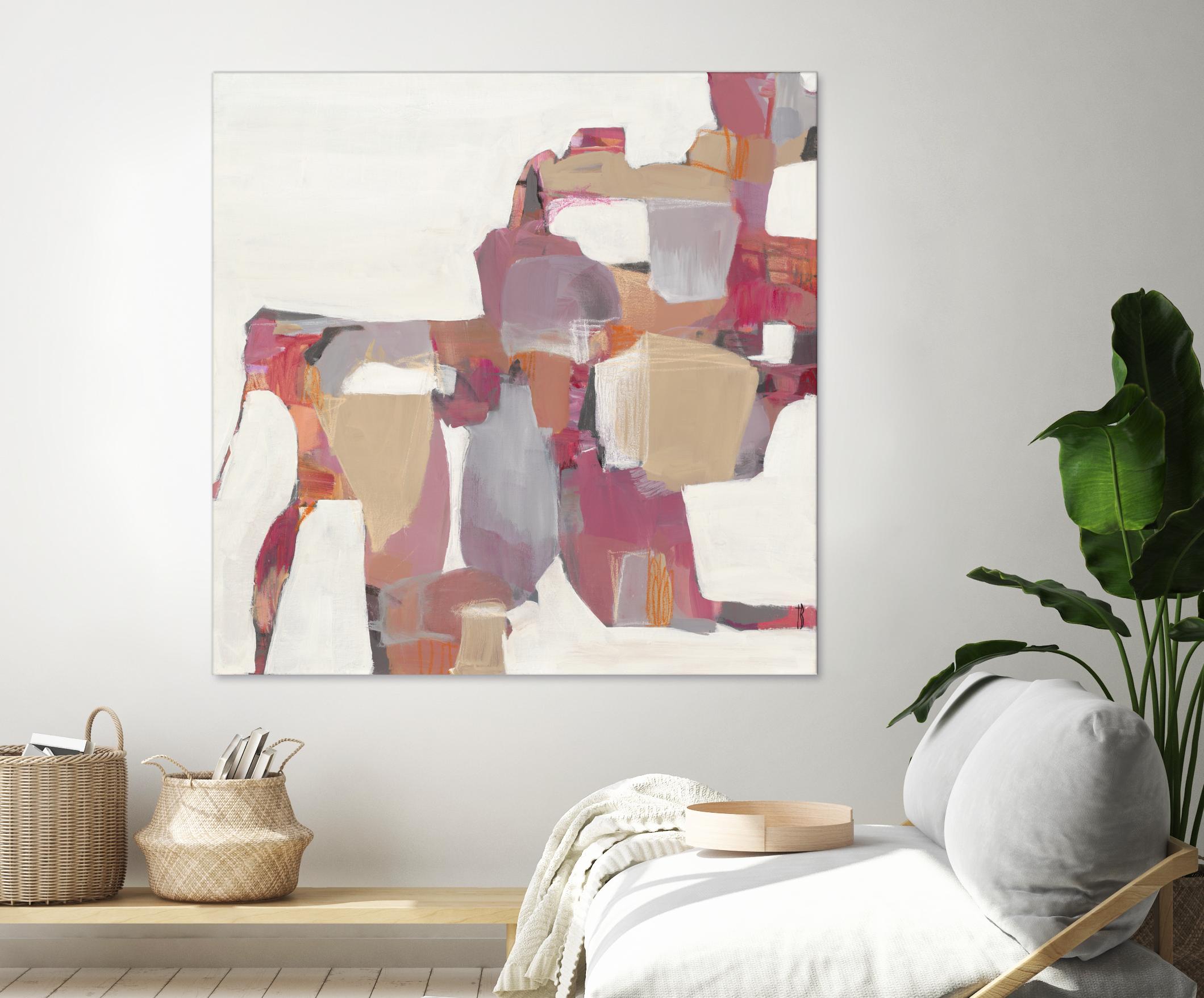 Geranium by Terri Burris on GIANT ART - pinks abstract