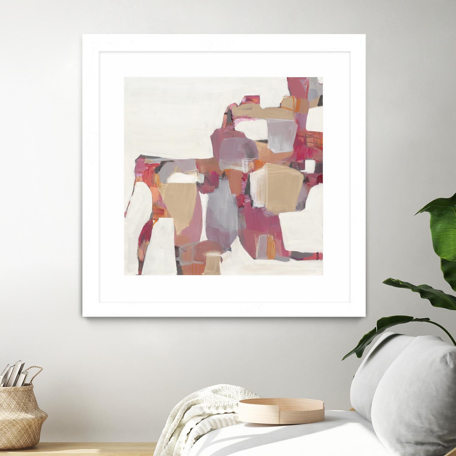 Geranium by Terri Burris on GIANT ART - pinks abstract