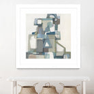Modern Pyramid by Terri Burris on GIANT ART - grays abstract