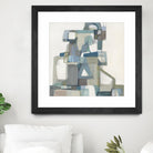 Modern Pyramid by Terri Burris on GIANT ART - grays abstract