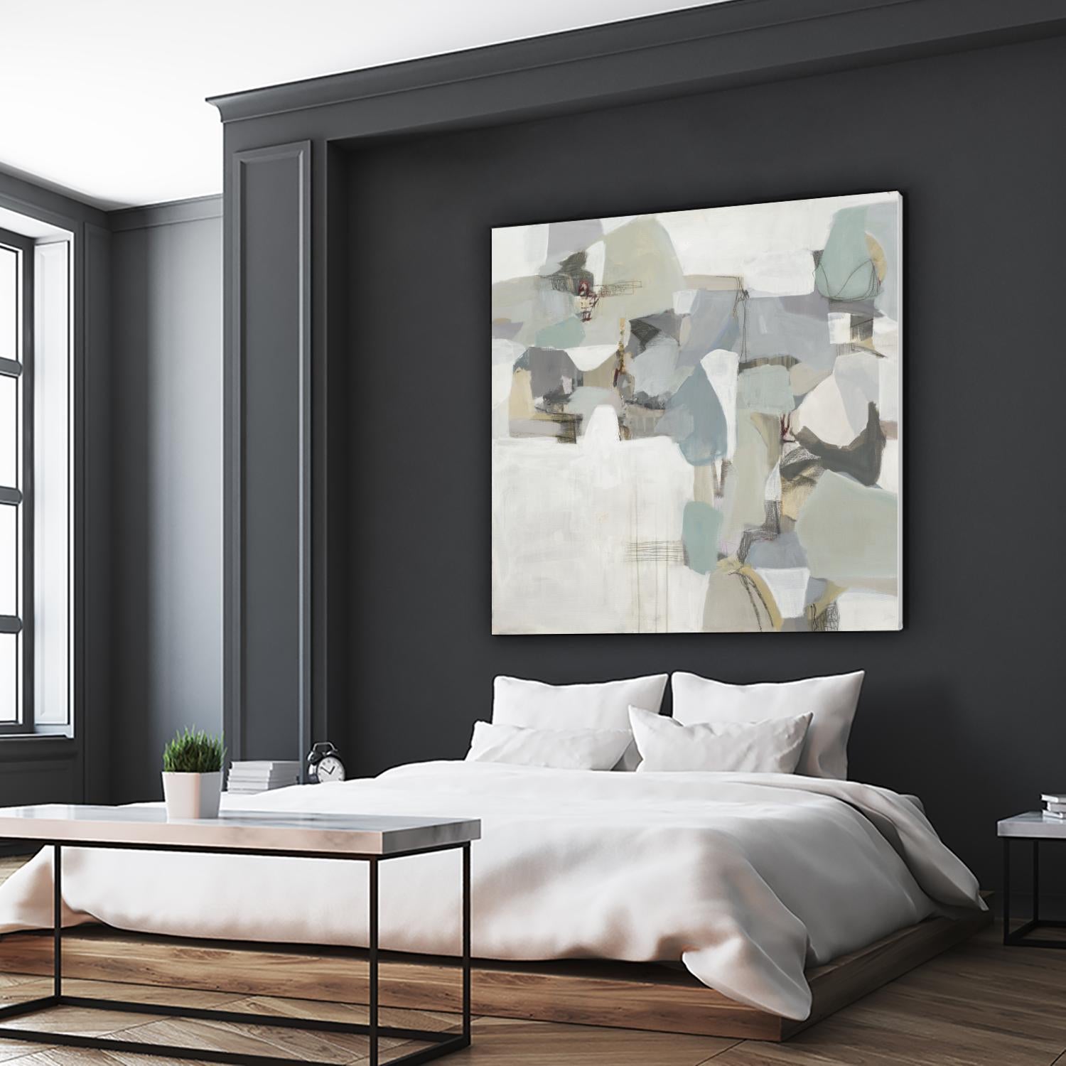 Glacier by Terri Burris on GIANT ART - grays abstract