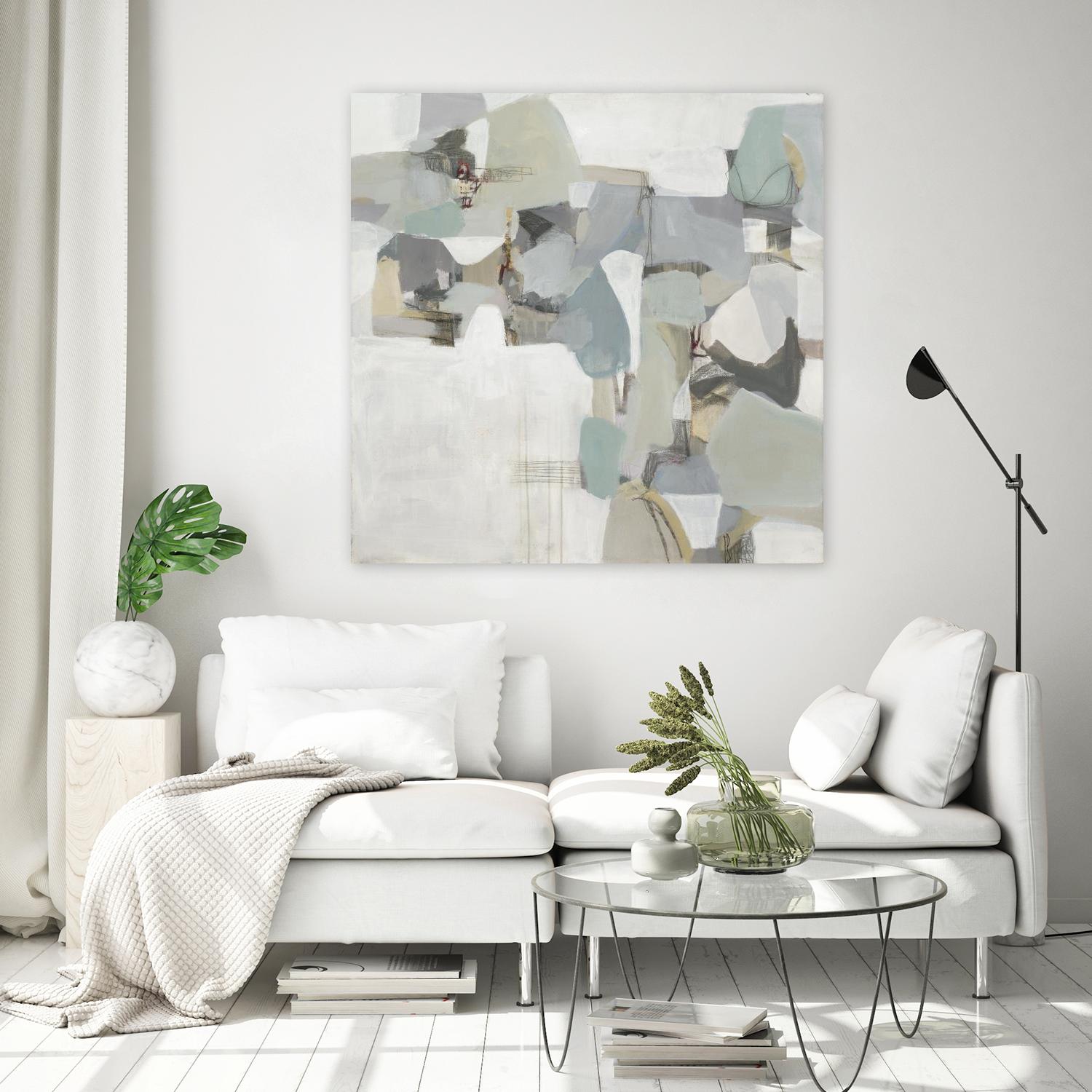 Glacier by Terri Burris on GIANT ART - grays abstract