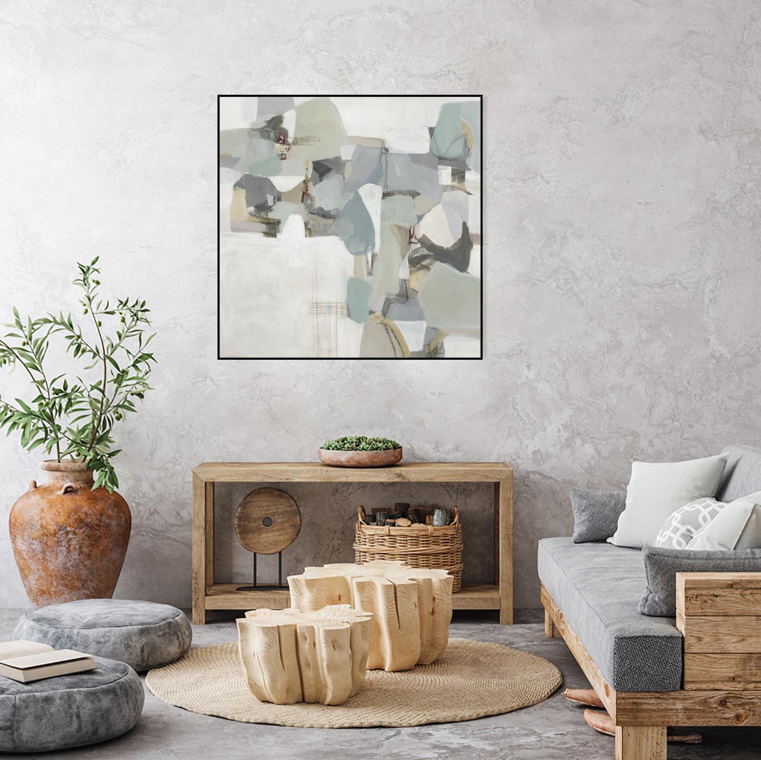 Glacier by Terri Burris on GIANT ART - grays abstract