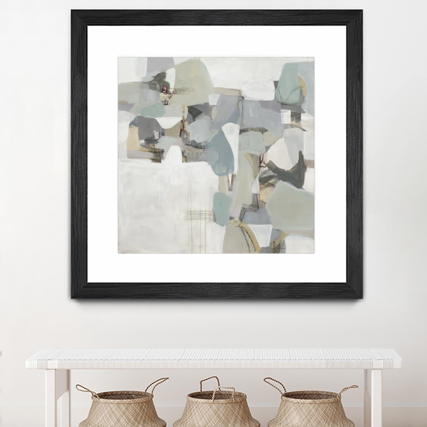 Glacier by Terri Burris on GIANT ART - grays abstract