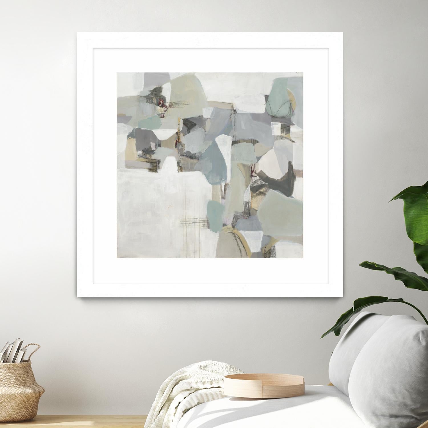 Glacier by Terri Burris on GIANT ART - grays abstract