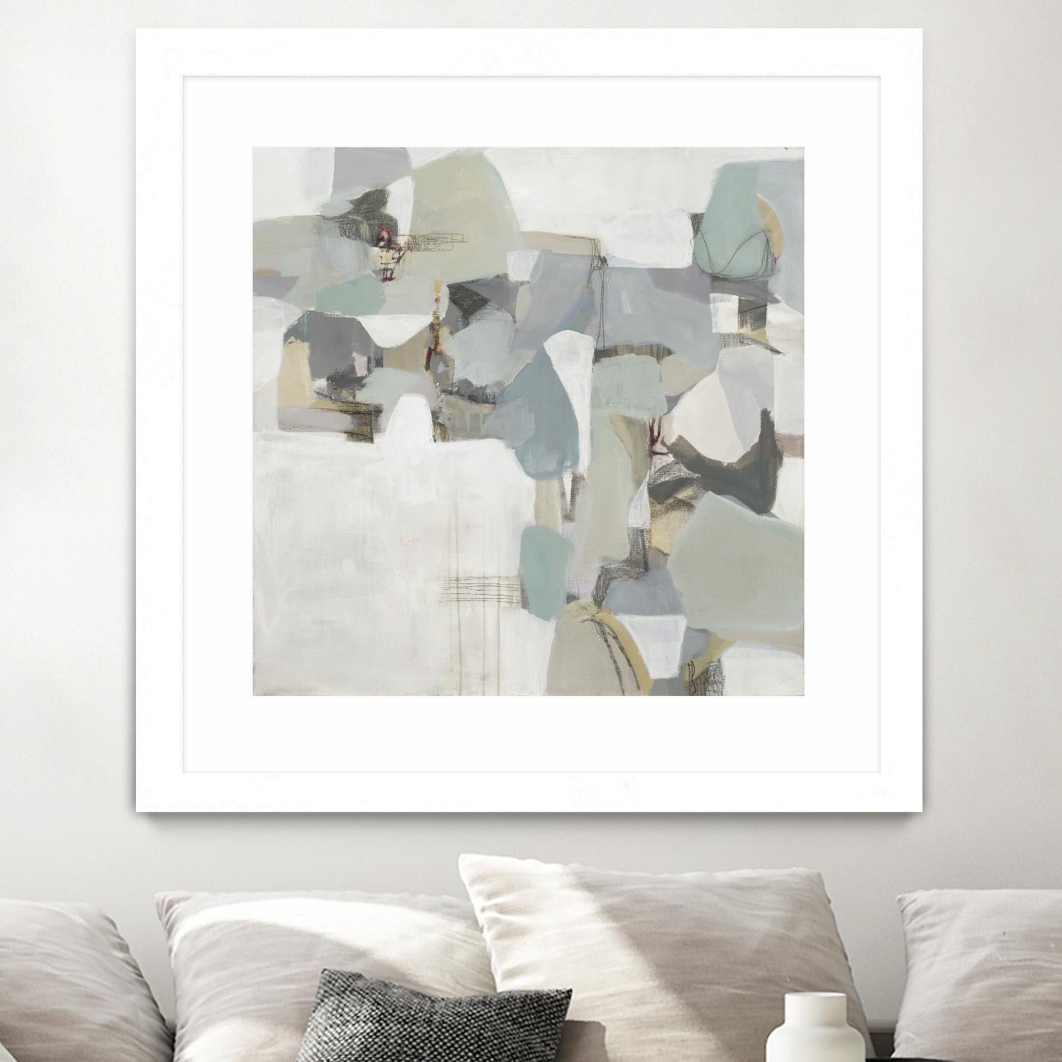 Glacier by Terri Burris on GIANT ART - grays abstract