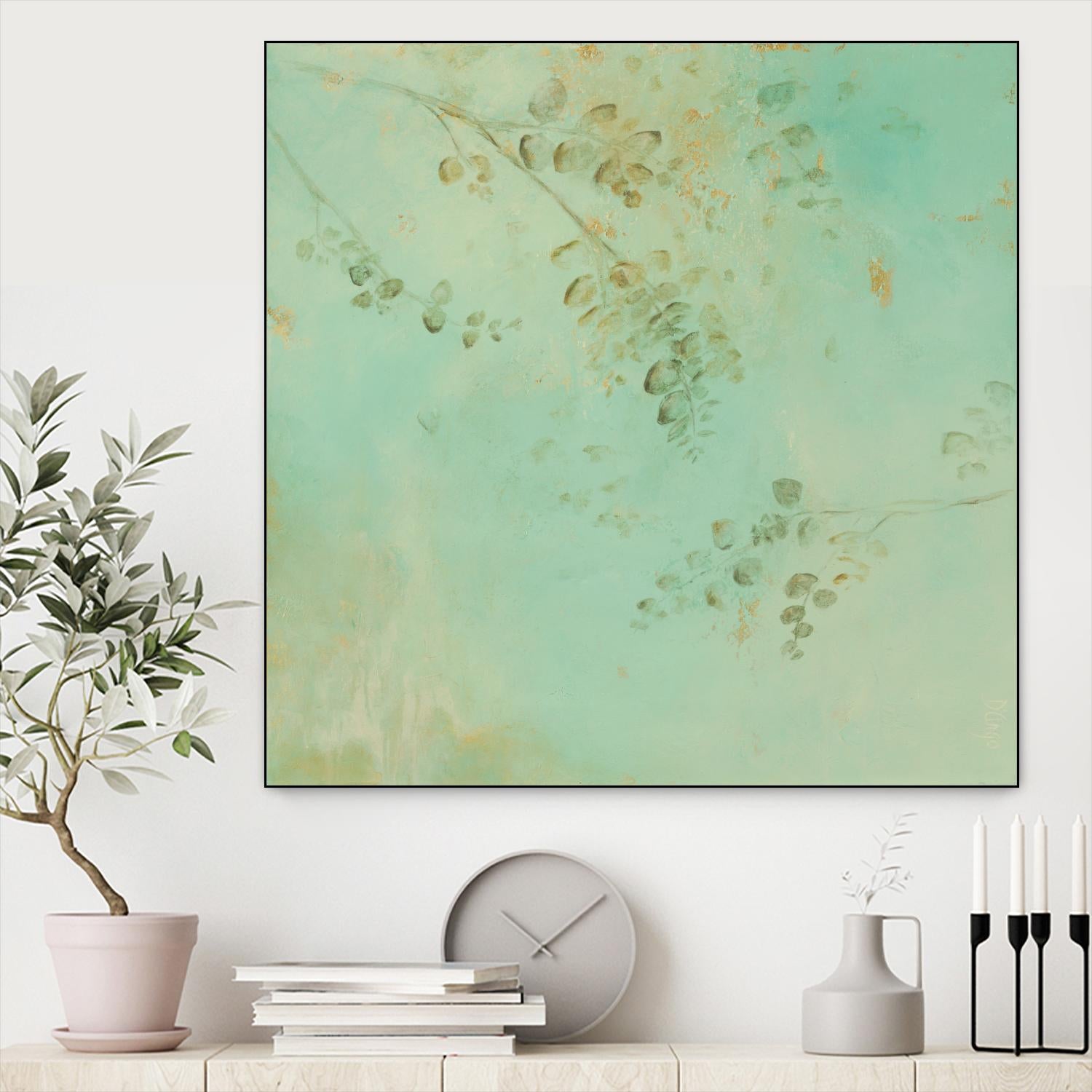 Soft Eucaluptus II by Dina D'Argo on GIANT ART - greens greenery