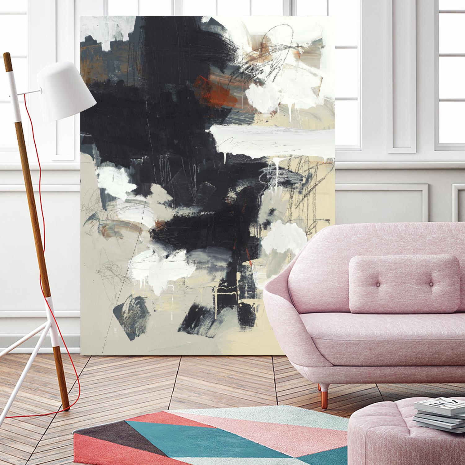 Written Then Forgotten by Brent Foreman on GIANT ART - blacks abstract