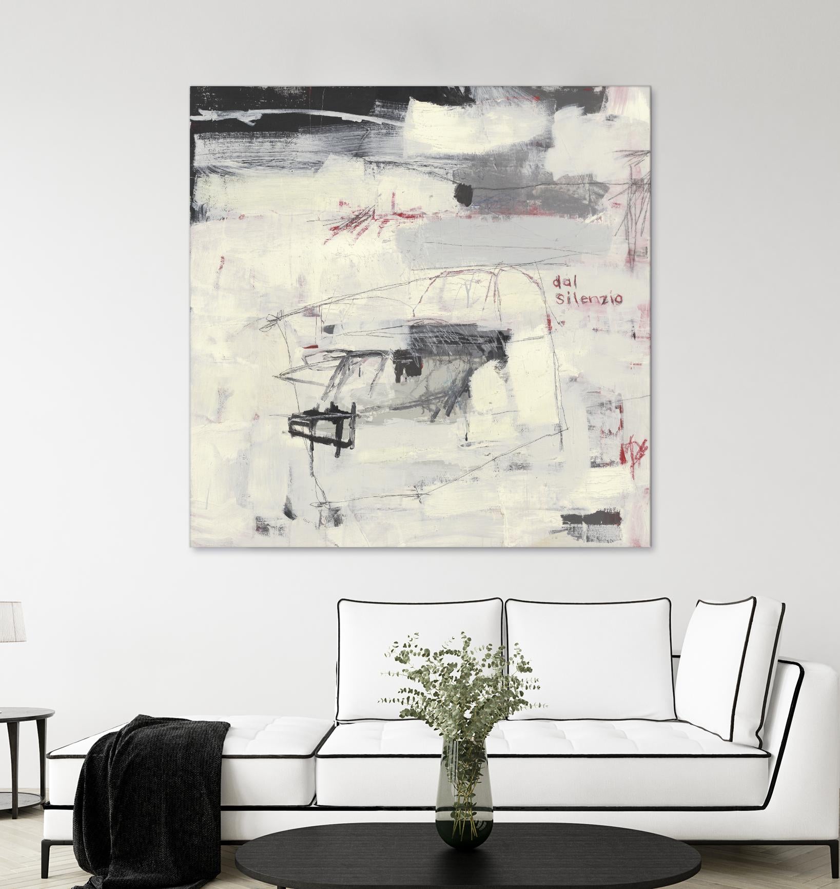 Structures From Silence by Brent Foreman on GIANT ART - whites & creams abstract