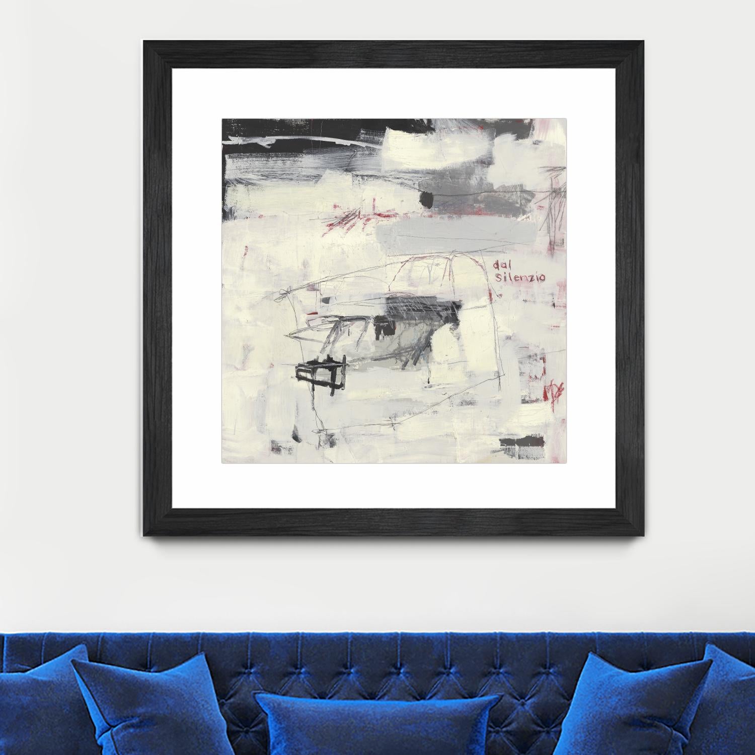 Structures From Silence by Brent Foreman on GIANT ART - whites & creams abstract