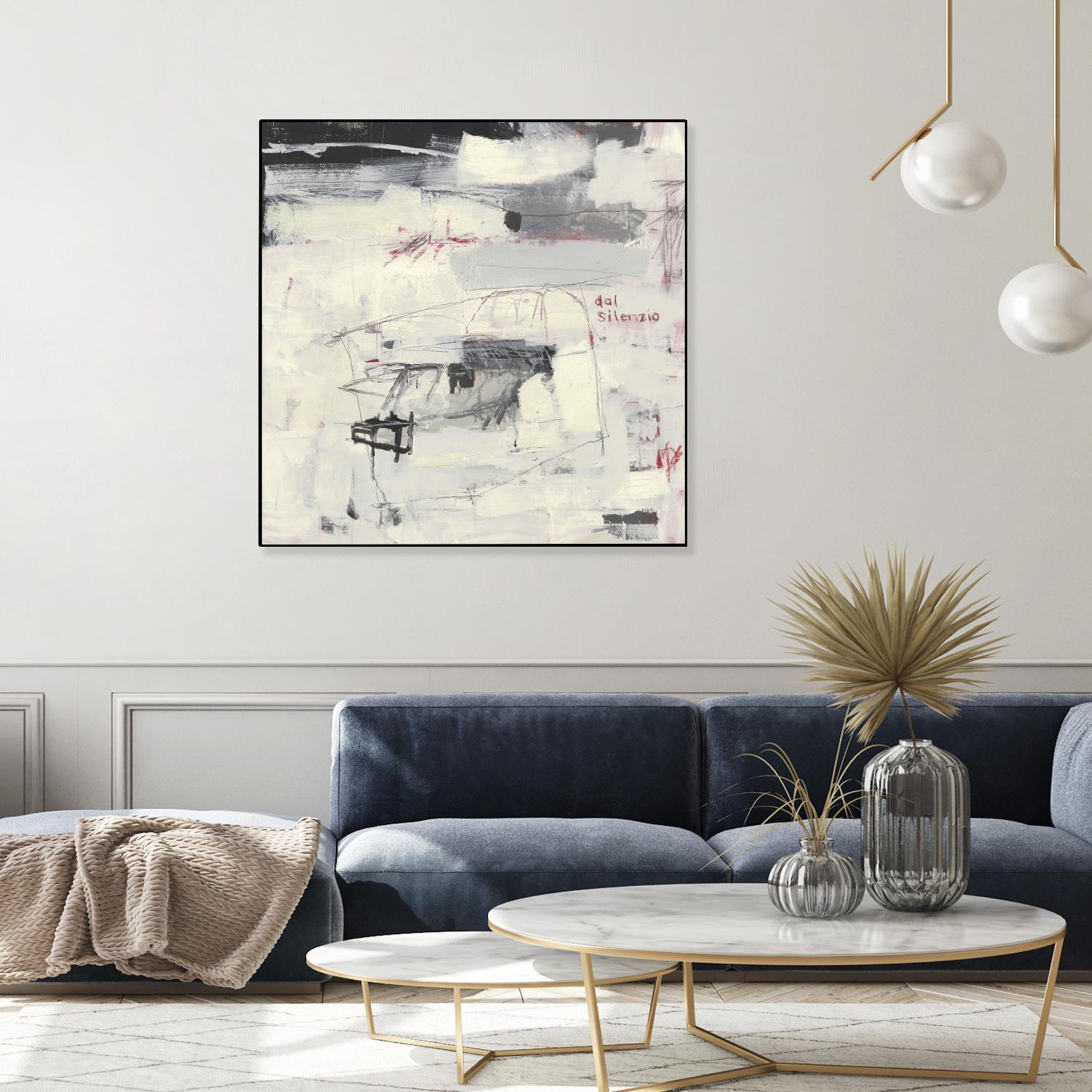 Structures From Silence by Brent Foreman on GIANT ART - whites & creams abstract