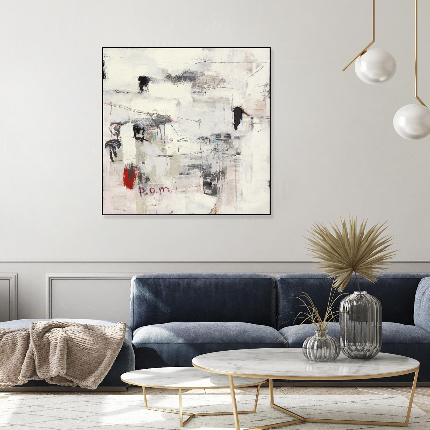 Piece Of Mind by Brent Foreman on GIANT ART - whites & creams abstract