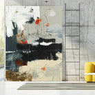By The River's Edge by Brent Foreman on GIANT ART - black abstract white