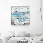 Continue The Narrative by Brent Foreman on GIANT ART - whites & creams abstract blue