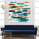 AQUEOUS by BRENT FOREMAN on GIANT ART - blue abstract abstract