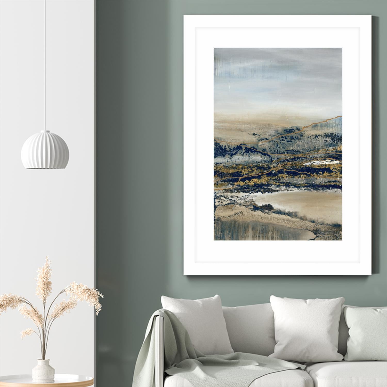 Annual Journey by Ruth Fromstein on GIANT ART - browns abstracted landscapes