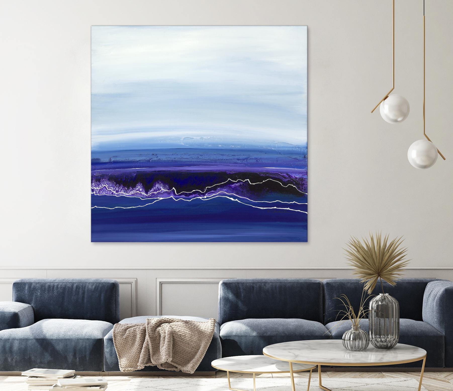 Blue Rendezvous by Ruth Fromstein on GIANT ART - blues abstract