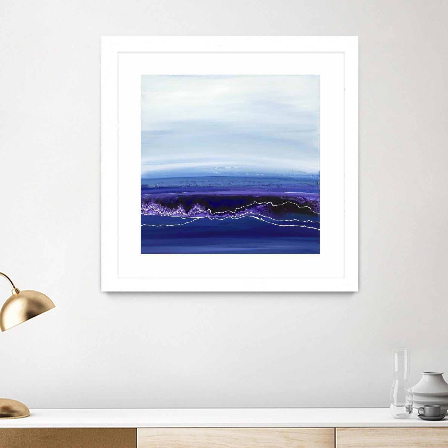 Blue Rendezvous by Ruth Fromstein on GIANT ART - blues abstract