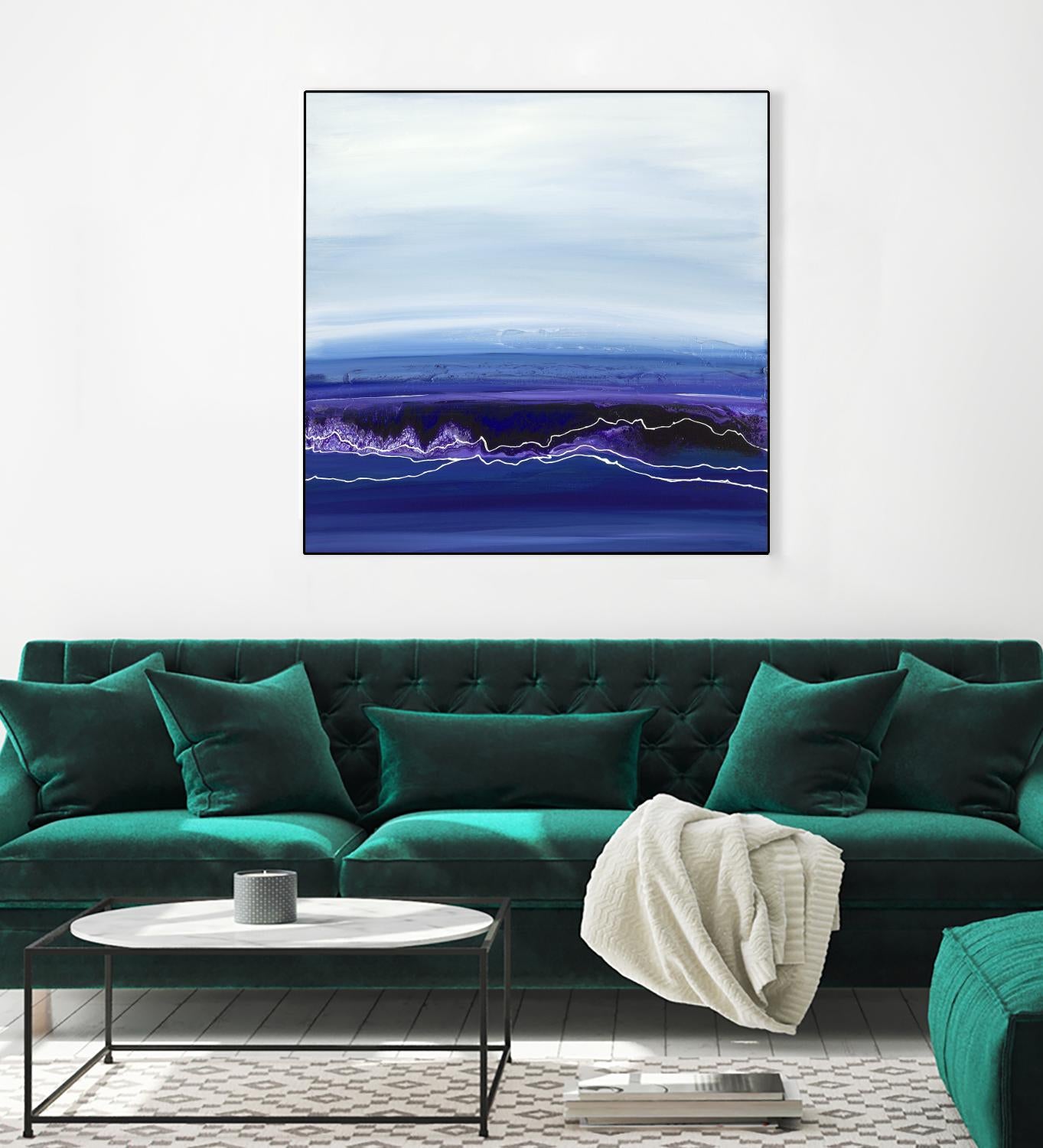Blue Rendezvous by Ruth Fromstein on GIANT ART - blues abstract