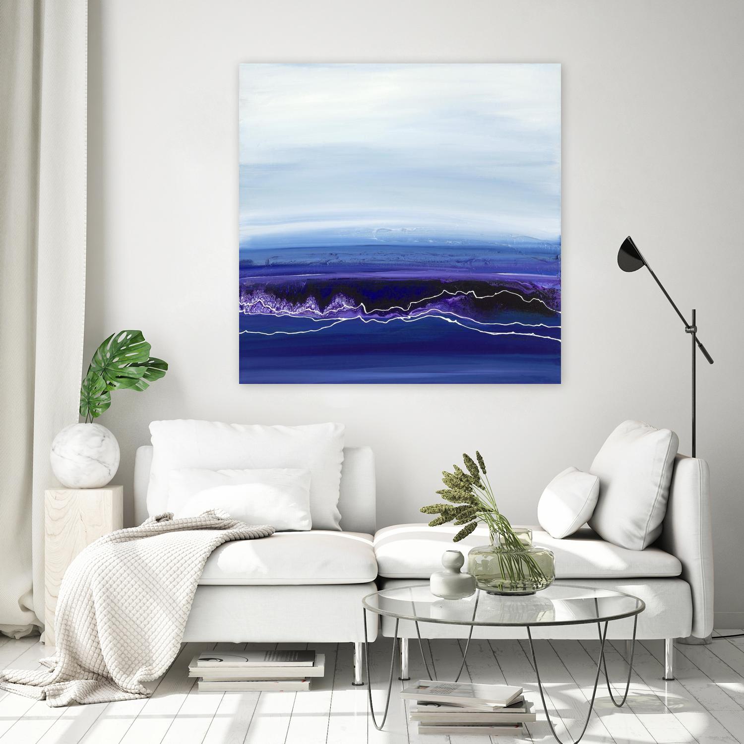 Blue Rendezvous by Ruth Fromstein on GIANT ART - blues abstract