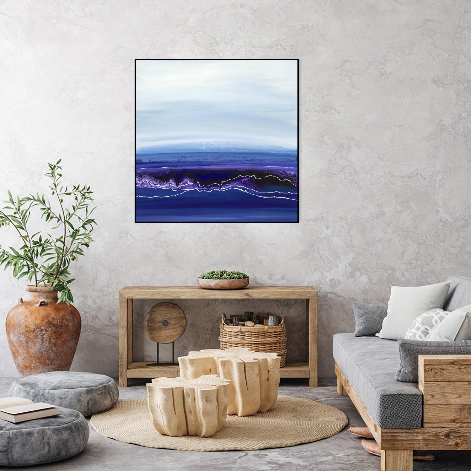 Blue Rendezvous by Ruth Fromstein on GIANT ART - blues abstract