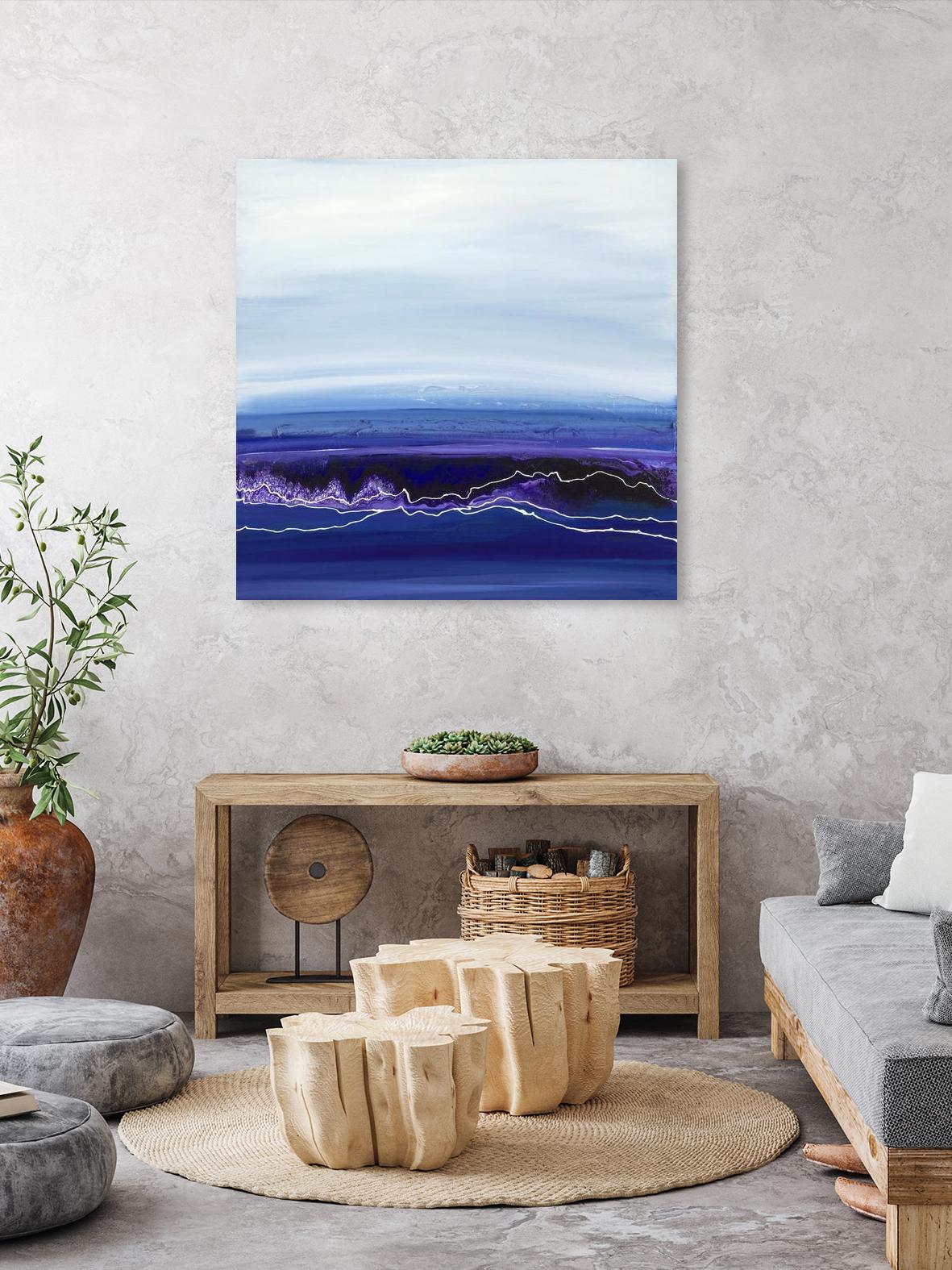 Blue Rendezvous by Ruth Fromstein on GIANT ART - blues abstract