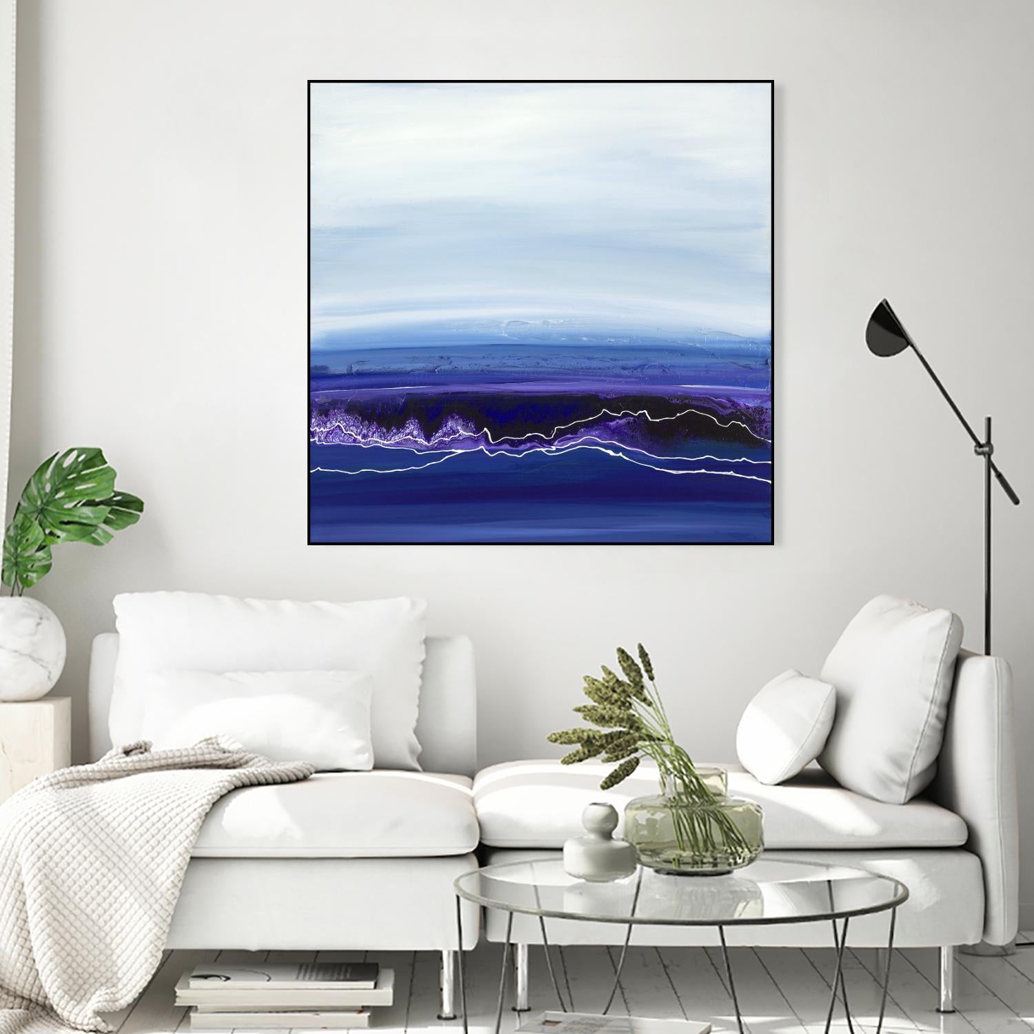 Blue Rendezvous by Ruth Fromstein on GIANT ART - blues abstract