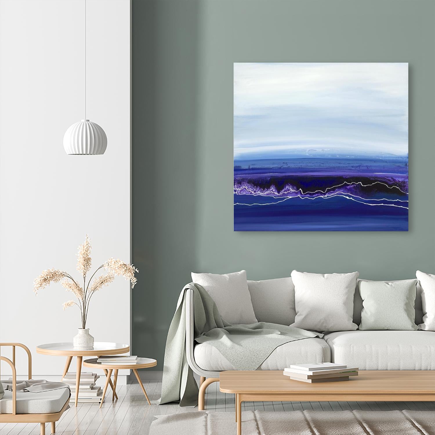 Blue Rendezvous by Ruth Fromstein on GIANT ART - blues abstract
