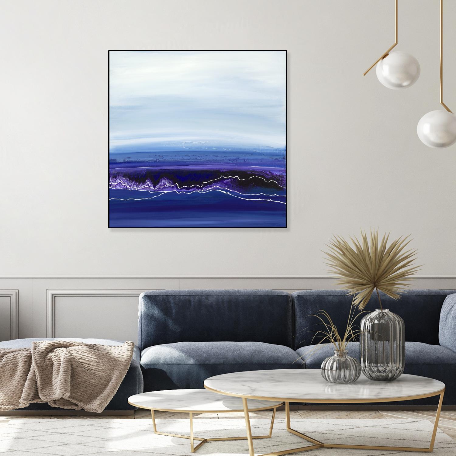 Blue Rendezvous by Ruth Fromstein on GIANT ART - blues abstract