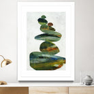 Balancing Act I by Ruth Fromstein on GIANT ART - greens organic shapes