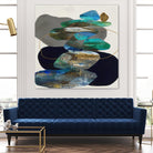 More Cairns by Ruth Fromstein on GIANT ART - blues organic shapes