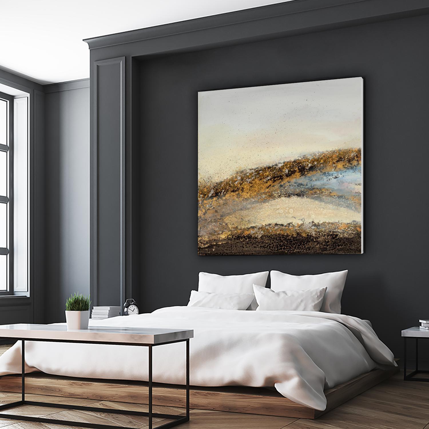 Off Road Adventure by Ruth Fromstein on GIANT ART - metallics abstract landscape abstract landscapes